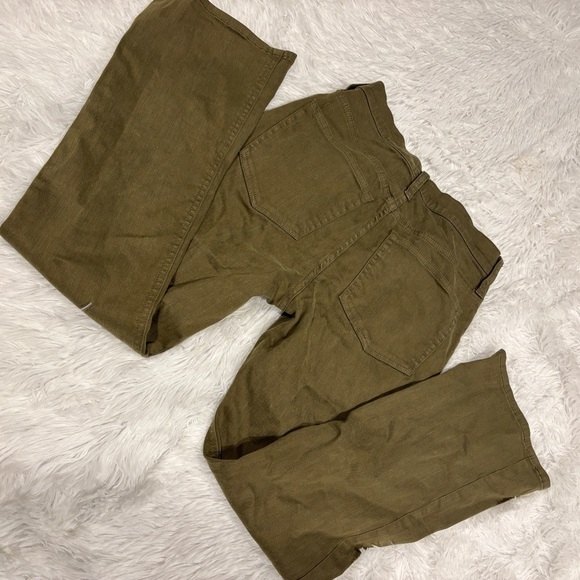 J. Crew Jeans 9" Billie Demi Boot Crop Olive Green Stretch Size 25 Style AQ781 - Picture 11 of 13